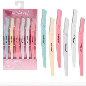 The Crème Shop Eyebrow Razors Set of 6